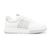 Witte 4G Lage Sneakers Givenchy , White , Heren