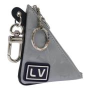 Pre-owned Canvas key-holders Louis Vuitton Vintage , Gray , Dames