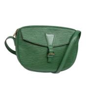 Pre-owned Leather louis-vuitton-bags Louis Vuitton Vintage , Green , D...