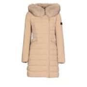 Beige Gewatteerde Gewatteerde Donsjas Vrouw Peuterey , Beige , Dames