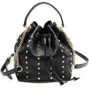 Pre-owned Leather handbags Jimmy Choo Pre-owned , Black , Dames