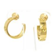 Pre-owned Metal earrings Cartier Vintage , Yellow , Dames