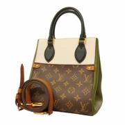 Pre-owned Fabric louis-vuitton-bags Louis Vuitton Vintage , Green , Da...