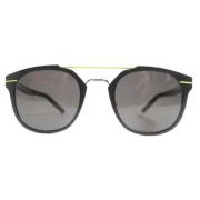 Pre-owned Metal sunglasses Dior Vintage , Black , Dames