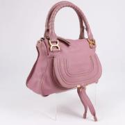 Pre-owned Leather handbags Chloé Pre-owned , Pink , Dames