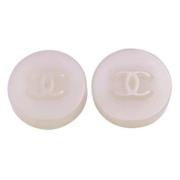 Pre-owned Plastic earrings Chanel Vintage , Gray , Dames