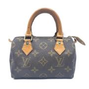 Pre-owned Canvas handbags Louis Vuitton Vintage , Brown , Dames