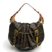 Pre-owned Fabric louis-vuitton-bags Louis Vuitton Vintage , Brown , Da...