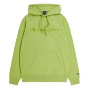 Crewneck Hoodie Champion , Green , Heren