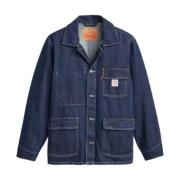 JAS Mannen Broadway Enigneer Coat ME Levi's , Blue , Heren