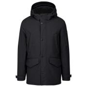 Sportieve Parka met Afneembare Capuchon Bugatti , Blue , Heren