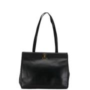 Pre-owned Leather handbags Salvatore Ferragamo Pre-owned , Black , Dam...