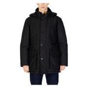 Zwarte Hooded Knoopjas Hugo Boss , Black , Heren