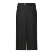 Zwarte Stijlvolle Broek Sacai , Black , Heren