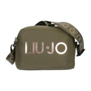 Nylon cameratas met logoband Liu Jo , Green , Dames