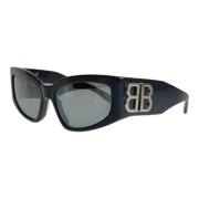 Pre-owned Plastic sunglasses Balenciaga Vintage , Gray , Dames