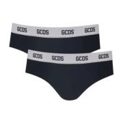 Heren Essentials Briefs 2-Pack Gcds , Black , Heren