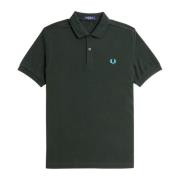 Gestreept Poloshirt Slim Fit Fred Perry , Green , Heren