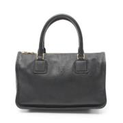 Pre-owned Leather handbags Loewe Pre-owned , Black , Dames