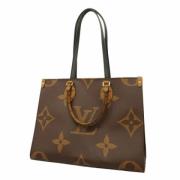 Pre-owned Canvas totes Louis Vuitton Vintage , Brown , Dames