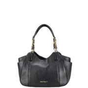 Pre-owned Leather handbags Salvatore Ferragamo Pre-owned , Black , Dam...