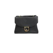 Pre-owned Leather handbags Salvatore Ferragamo Pre-owned , Black , Dam...