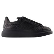 Leather sneakers Alexander McQueen , Black , Dames