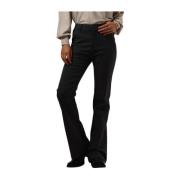 Grijze Flared Broek voor Vrouwen Minus , Gray , Dames