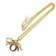 Pre-owned Metal dior-jewelry Dior Vintage , Yellow , Dames