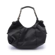 Pre-owned Canvas handbags Salvatore Ferragamo Pre-owned , Black , Dame...