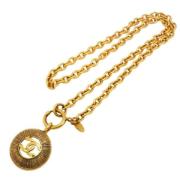 Pre-owned Metal chanel-jewelry Chanel Vintage , Yellow , Dames