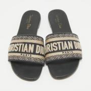 Pre-owned Canvas sandals Dior Vintage , Black , Dames