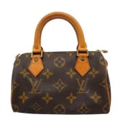 Pre-owned Canvas louis-vuitton-bags Louis Vuitton Vintage , Brown , Da...