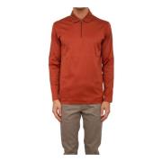 Katoenen Polo Shirt Roest Paul & Shark , Brown , Heren