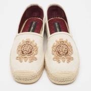 Pre-owned Canvas espadrilles Dolce & Gabbana Pre-owned , Beige , Heren