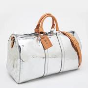 Pre-owned Leather travel-bags Louis Vuitton Vintage , Gray , Dames