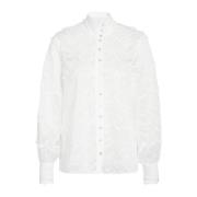 Purslanebbvinika Blouse Sneeuwwit Bruuns Bazaar , White , Dames