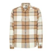 Casual Overshirt met Borstzakken Drykorn , Brown , Heren