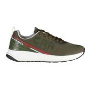 Groene sportschoenen met contrastdetails Carrera , Green , Heren