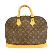 Pre-owned Canvas louis-vuitton-bags Louis Vuitton Vintage , Brown , Da...