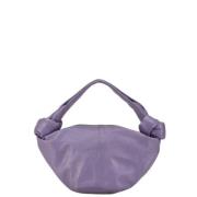 Pre-owned Leather shoulder-bags Bottega Veneta Vintage , Purple , Dame...