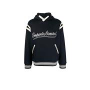 Navy Blauwe Sweatshirt Herfst/Winter 2023/2024 Emporio Armani , Black ...