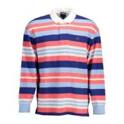 Lichtblauw Polo Shirt met Lange Mouwen Gant , Multicolor , Heren