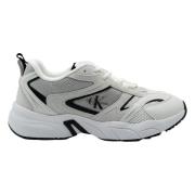 Klassieke Retro Tennisschoenen Calvin Klein , White , Dames