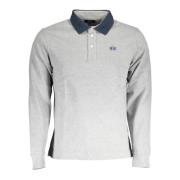 Lange Mouw Polo Grijs Heren La Martina , Gray , Heren