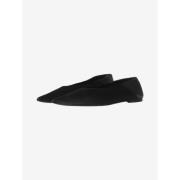 Pre-owned Satin flats Yves Saint Laurent Vintage , Black , Dames