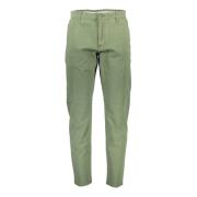 Groene Slim Fit Herenbroek met Zakken Dockers , Green , Heren