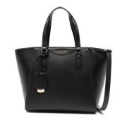 Zwarte leren crossbody tote tas Michael Kors , Black , Dames