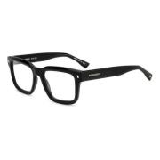 Moderne Vintage Bril Dsquared2 , Black , Heren