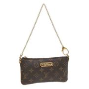 Pre-owned Canvas pouches Louis Vuitton Vintage , Brown , Dames